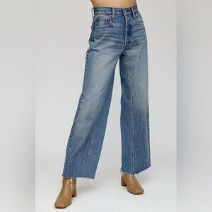 NWT Moussy Riverview Wide Straight Jean